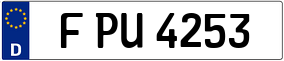 Truck License Plate